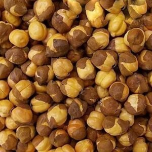 Dry roasted chick peas ( tine senagalu)