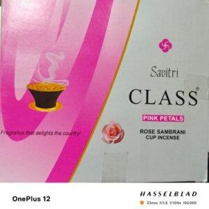 Savitri Class Rose Sambrani Cup doop
