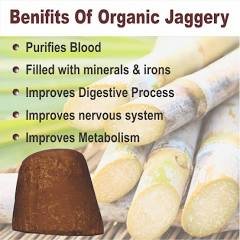 Organic jaggery 1 kg blocks(nalla bellam) - Image 2